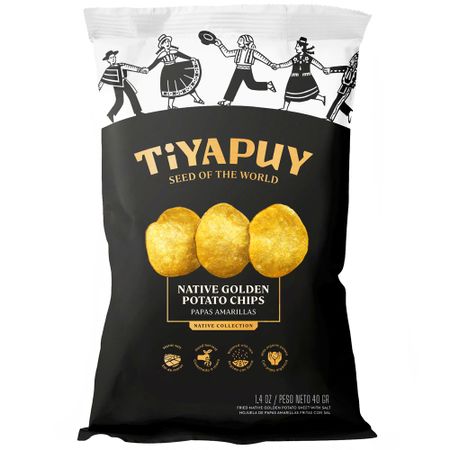 Hojuelas de Papas Nativas Amarillas TIYAPUY Fritas Bolsa 40g